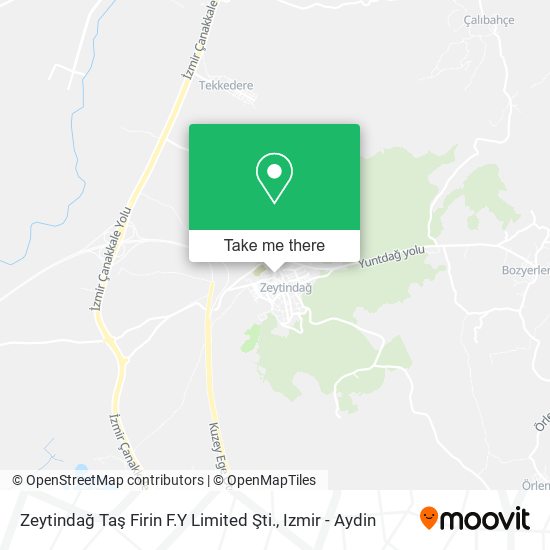 Zeytindağ Taş Firin F.Y Limited Şti. map