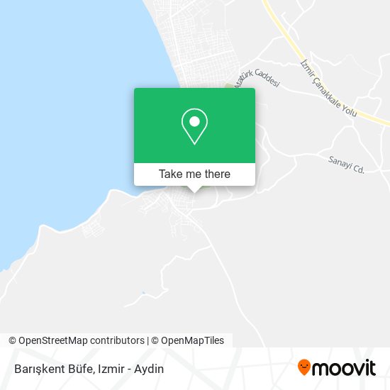 Barışkent Büfe map