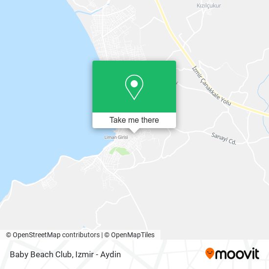 Baby Beach Club map