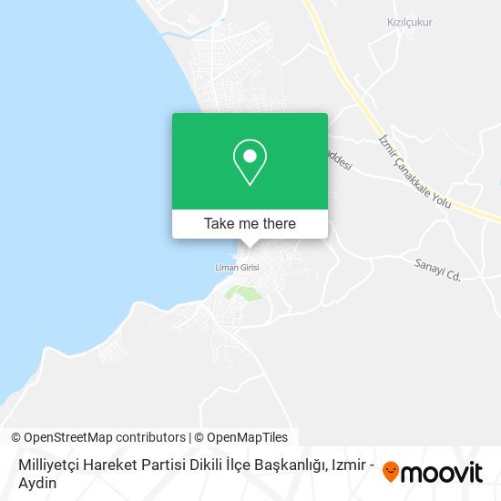 Milliyetçi Hareket Partisi Dikili İlçe Başkanlığı map