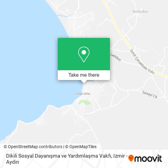 Dikili Sosyal Dayanışma ve Yardımlaşma Vakfı map