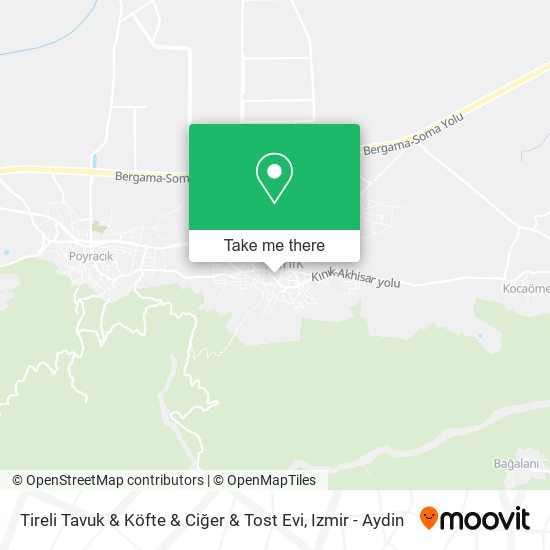 Tireli Tavuk & Köfte & Ciğer & Tost Evi map