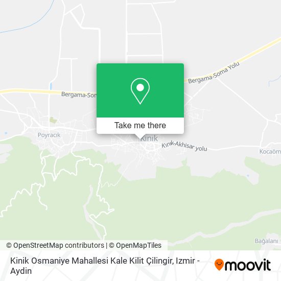 Kinik Osmaniye Mahallesi Kale Kilit Çilingir map