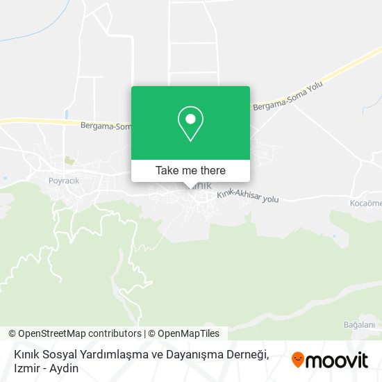 Kınık Sosyal Yardımlaşma ve Dayanışma Derneği map