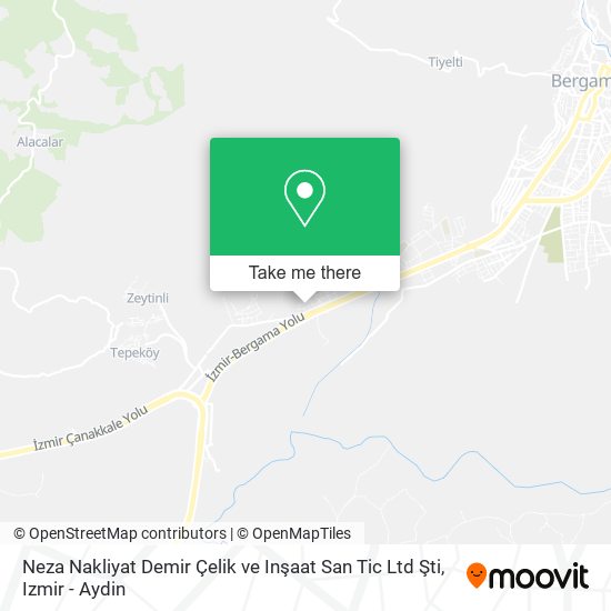 Neza Nakliyat Demir Çelik ve Inşaat San Tic Ltd Şti map