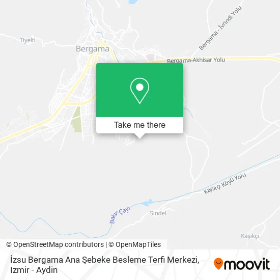İzsu Bergama Ana Şebeke Besleme Terfi Merkezi map