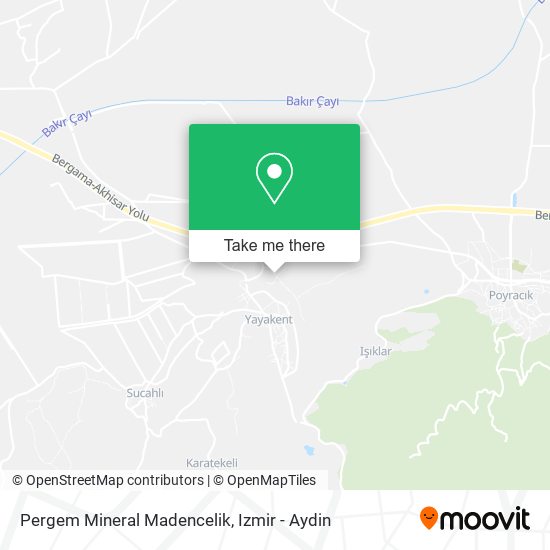 Pergem Mineral Madencelik map