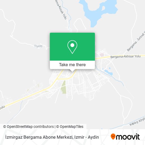 İzmirgaz Bergama Abone Merkezi map