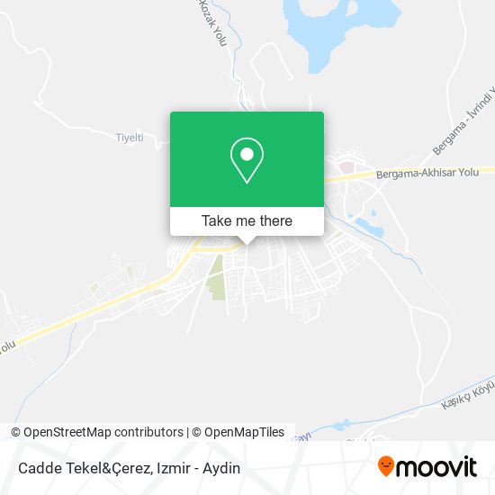 Cadde Tekel&Çerez map