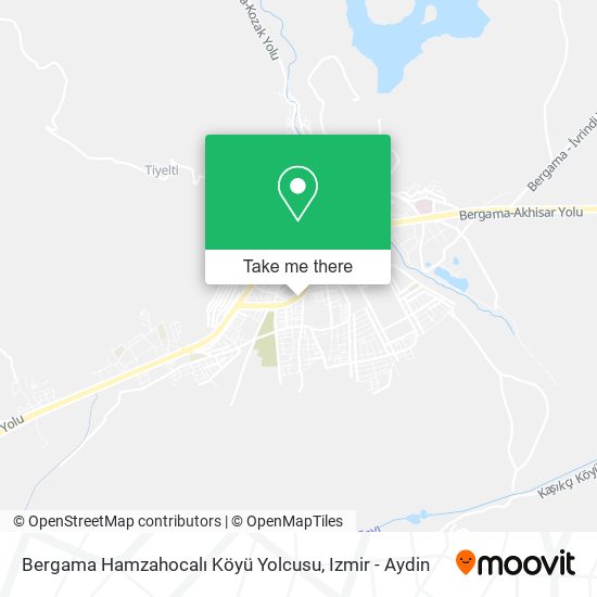 Bergama Hamzahocalı Köyü Yolcusu map