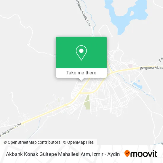 Akbank Konak Gültepe Mahallesi Atm map