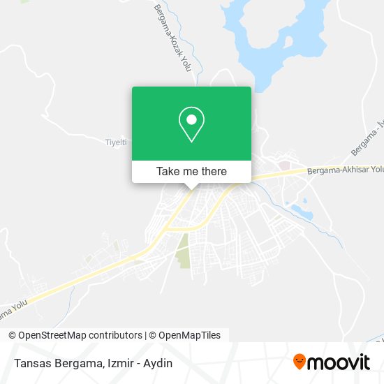 Tansas Bergama map