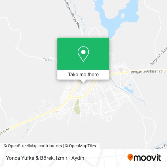 Yonca Yufka & Börek map