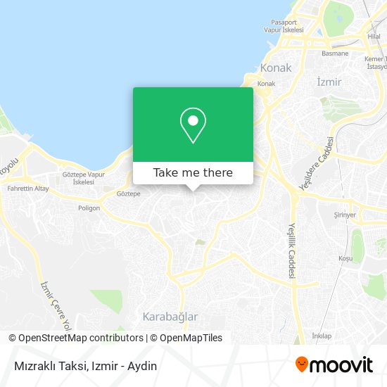 Mızraklı Taksi map