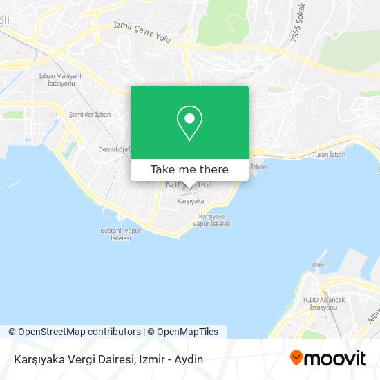 Karşıyaka Vergi Dairesi map