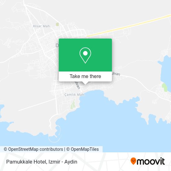 Pamukkale Hotel map