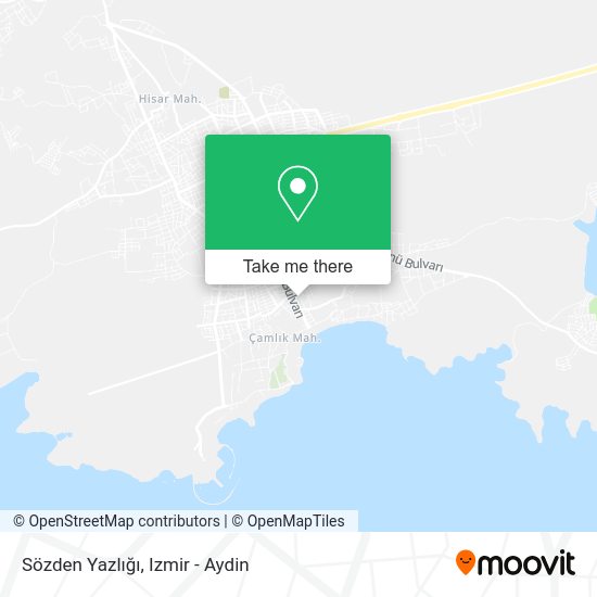 Sözden Yazlığı map