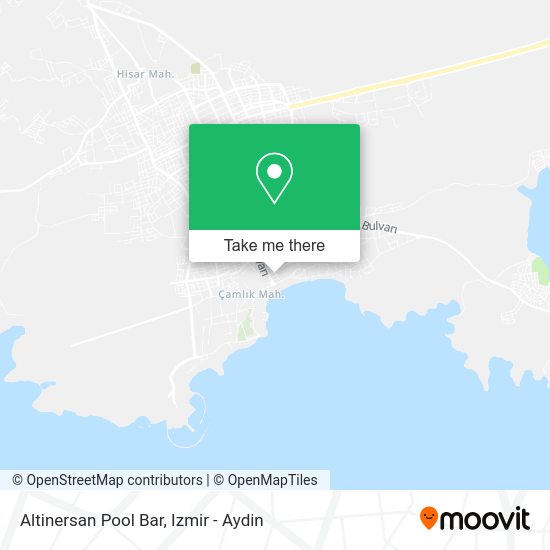 Altinersan Pool Bar map