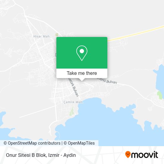 Onur Sitesi B Blok map