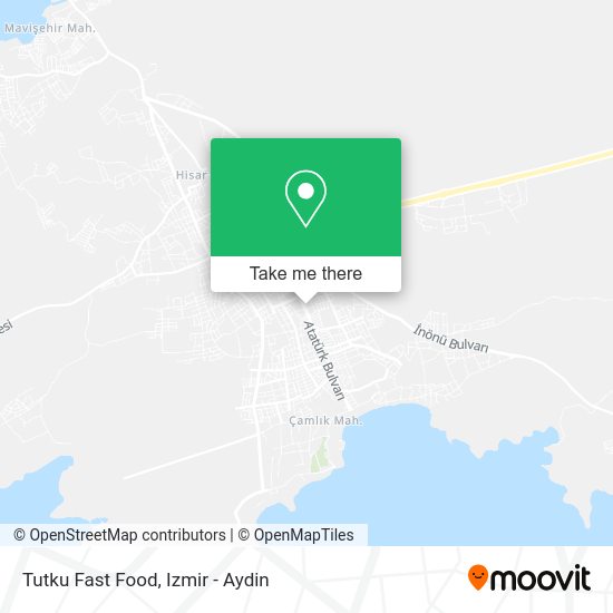 Tutku Fast Food map