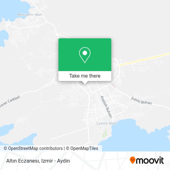 Altın Eczanesı map
