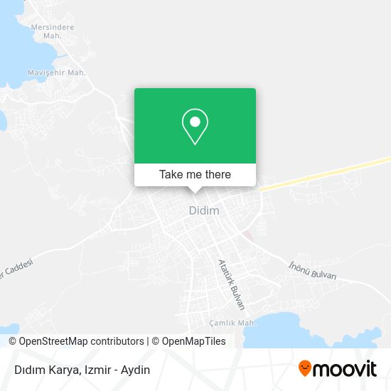 Dıdım Karya map