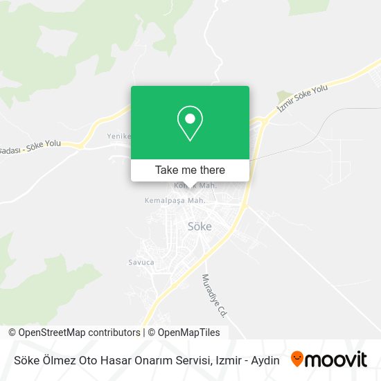 Söke Ölmez Oto Hasar Onarım Servisi map