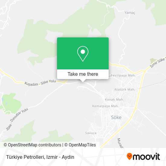 Türkiye Petrolleri map