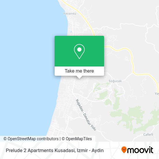 Prelude 2 Apartments Kusadasi map