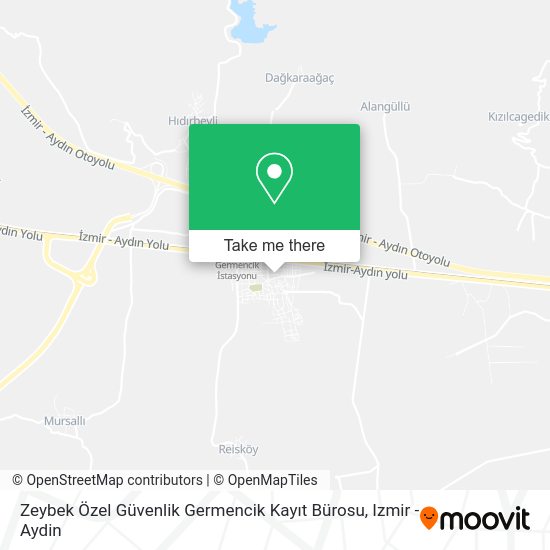Zeybek Özel Güvenlik Germencik Kayıt Bürosu map