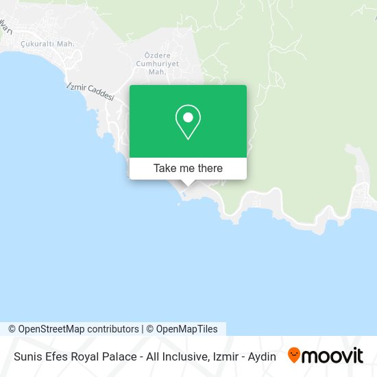 Sunis Efes Royal Palace - All Inclusive map