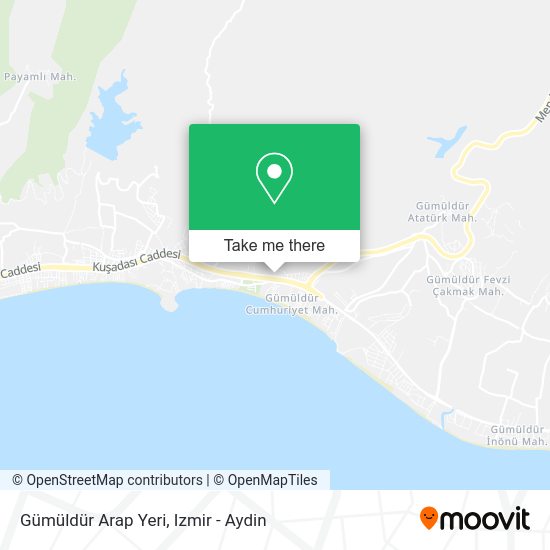 Gümüldür Arap Yeri map