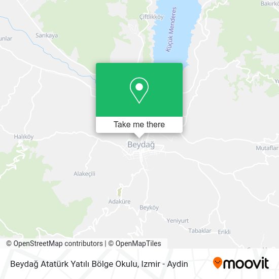 Beydağ Atatürk Yatılı Bölge Okulu map