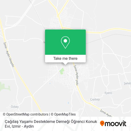 Çağdaş Yaşamı Destekleme Derneği Öğrenci Konuk Evi map