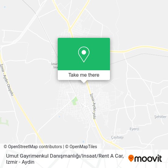 Umut Gayrimenkul Danışmanlığı / Insaat / Rent A Car map