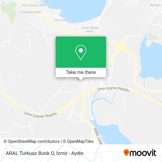 ARAL Turkuaz Butık O map