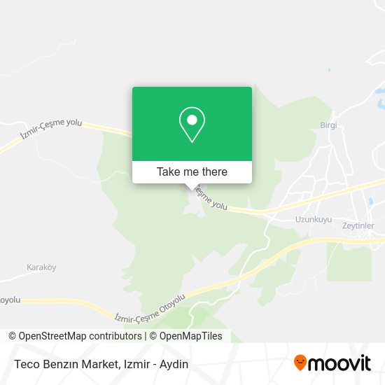 Teco Benzın Market map