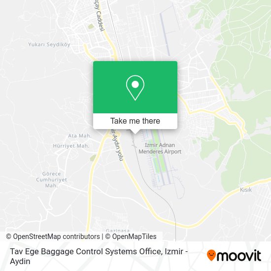 Tav Ege Baggage Control Systems Office map