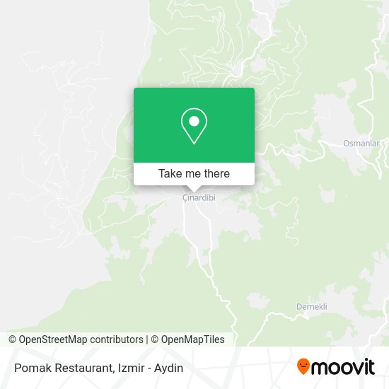 Pomak Restaurant map