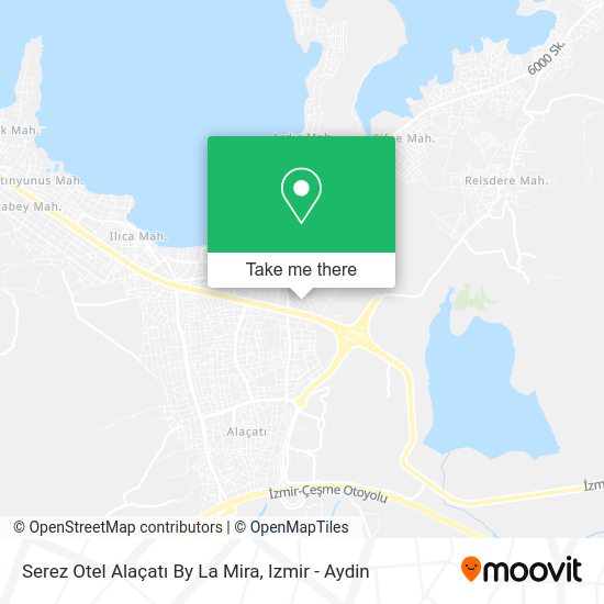 Serez Otel Alaçatı By La Mira map