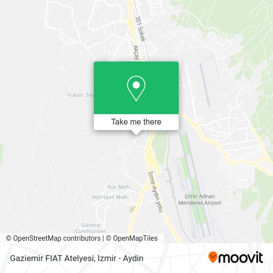 Gaziemir FIAT Atelyesi map