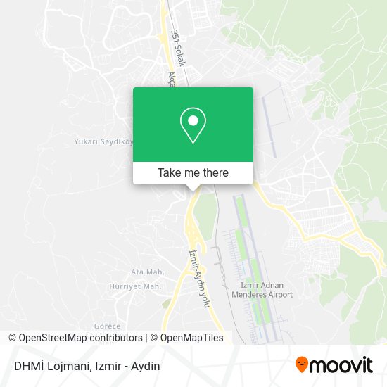 DHMİ Lojmani map