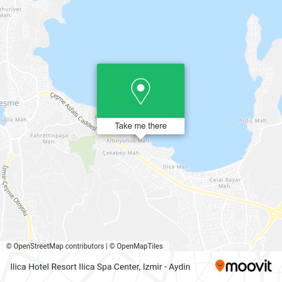 Ilica Hotel Resort Ilica Spa Center map