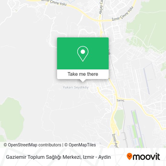 Gaziemir Toplum Sağlığı Merkezi map