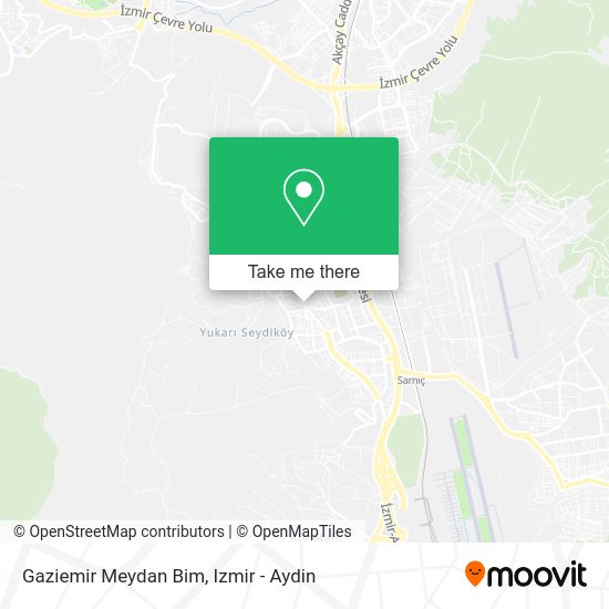 Gaziemir Meydan Bim map