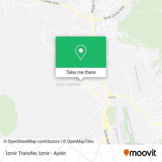 İzmir Transfer map