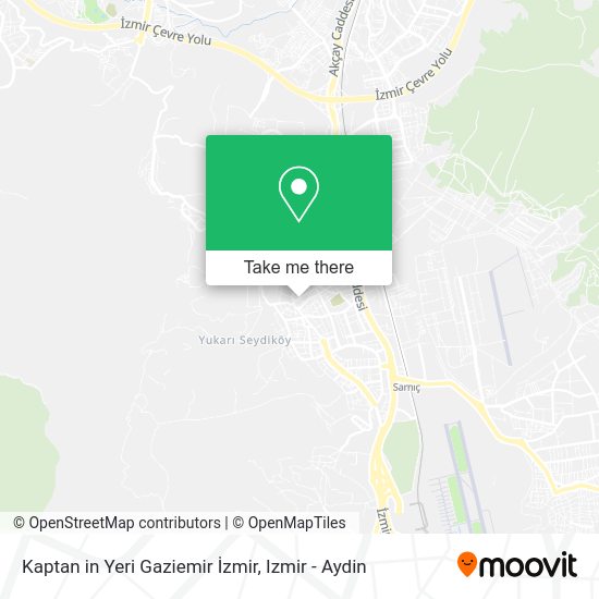 Kaptan in Yeri Gaziemir İzmir map