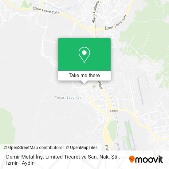 Demir Metal İnş. Limited Ticaret ve San. Nak. Şti. map