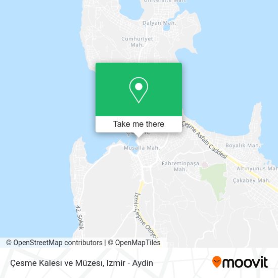 Çesme Kalesı ve Müzesı map