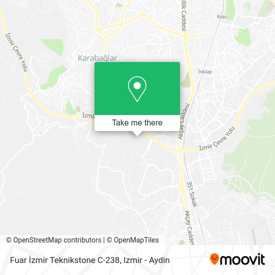 Fuar İzmir Teknikstone C-238 map